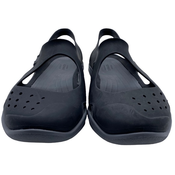 Crocs Swiftwater Wave Black Shoe Size 6 - Picture 5 of 10